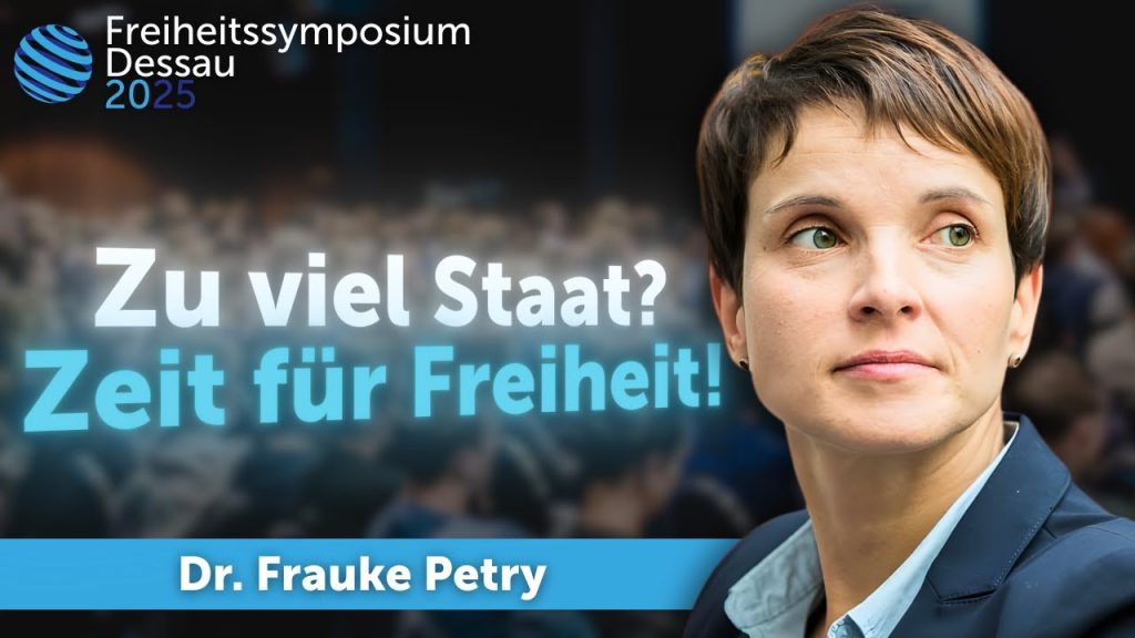 Titelbild mit Frauke Petry vom Freiheitssymposium Dessau 2025